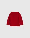 Quince Washable Cashmere Crewneck Sweater In Red
