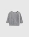 Quince Washable Cashmere Fisherman Tunic Sweater In Heather Grey