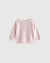 Quince Washable Cashmere Fisherman Tunic Sweater In Minimal Pink