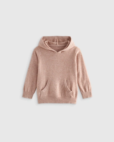 Quince Kids' Washable Cashmere Hoodie Toddler Gender Neutral In Oatmeal