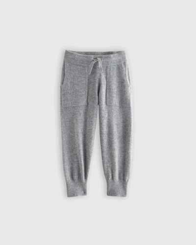 Quince Washable Cashmere Jogger In Heather Grey