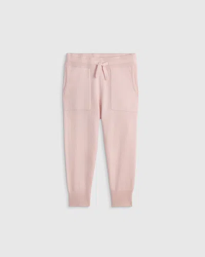 Quince Kids' Washable Cashmere Jogger In Pink