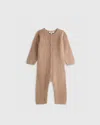 Quince Washable Cashmere Romper In Brown