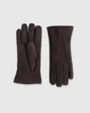 Quince Women's 100% Australian Shearling Gloves In Brown