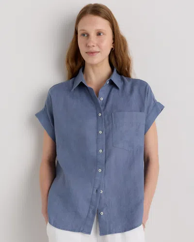 Quince Women's 100% European Linen Camp Shirt