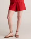 Quince Women's 100% European Linen High Waisted Shorts In Chile