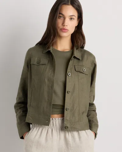 Quince Women's 100% European Linen Jacket