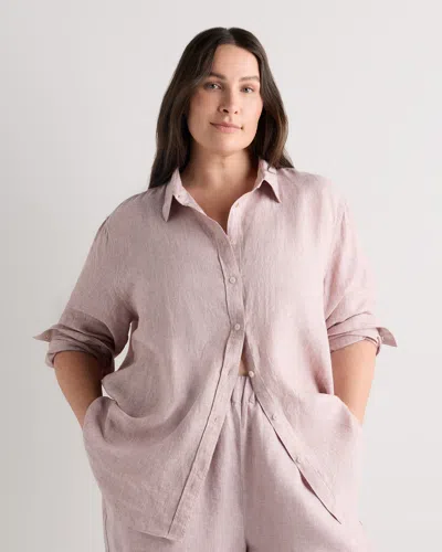 Quince Women's 100% European Linen Long Sleeve Shirt