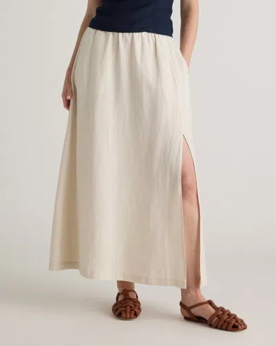 Quince Women's 100% European Linen Maxi Skirt In Neutral