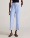 Quince Women's 100% European Linen Pants In French Blue