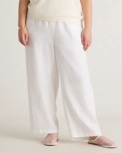 Quince Women's 100% European Linen Pants In White
