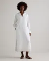 Quince Women's 100% European Linen Popover Maxi Dress