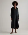 Quince Women's 100% European Linen Popover Maxi Dress