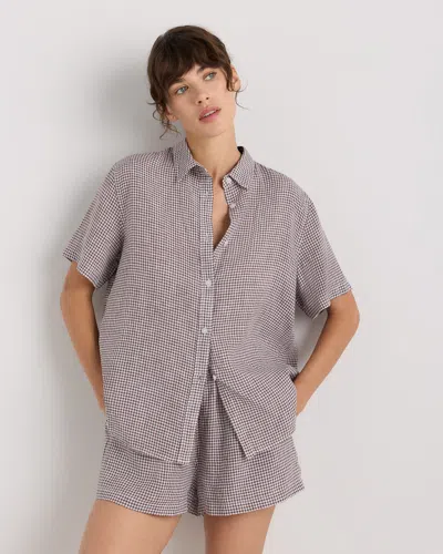 Quince Women's 100% European Linen Shorts Pajama Set