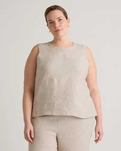 Quince Women's 100% European Linen Tank Top In Flax