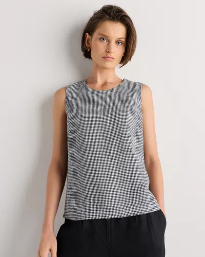 Quince Women's 100% European Linen Tank Top In Gray