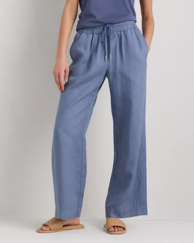 Quince Women's 100% European Linen Wide Leg Pants In Moonstone Blue