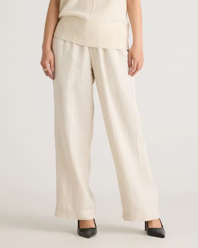 Quince Women's 100% European Linen Wide Leg Pants In Sand