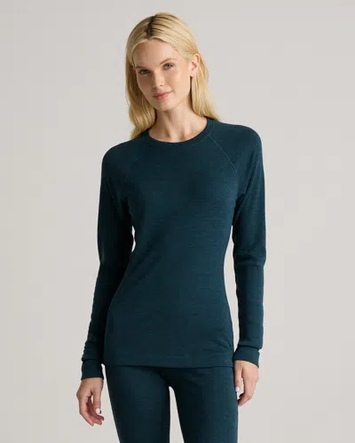 Quince Women's 100% Merino Wool Cold Weather Base Layer Crew Neck ...