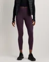 Quince Women's 100% Merino Wool Cold Weather Base Layer Legging In Purple