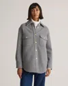 QUINCE WOMEN'S 100% MERINO WOOL SHIRT JACKET