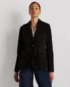 Quince Women's 100% Suede Blazer In Black