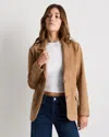 Quince Women's 100% Suede Blazer In Neutral