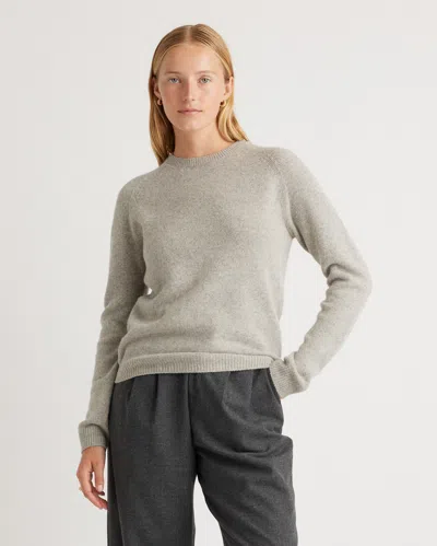 Quince Women's 100% Yak Wool Crewneck Sweater In Warm Heather Grey