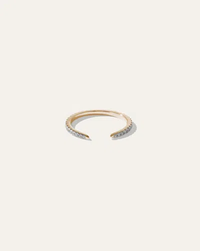 Quince Women's 14k Diamond Open Claw Ring In Yellow Gold