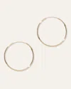 Quince Women's 14k Everyday 25mm Hoop Earrings In Yellow Gold