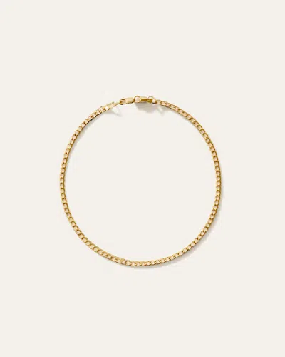 Quince Women's 14k Gold Curb Chain Anklet In Yellow Gold