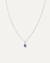 Quince Women's 14k Gold Diamond & Semi-precious Gemstone Drop Necklace In White Gold