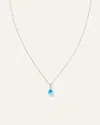 Quince Women's 14k Gold Diamond & Semi-precious Gemstone Drop Necklace In Yellow Gold