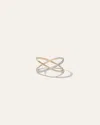 Quince Women's 14k Gold Diamond Pave Crossover Ring In Yellow Gold