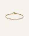 Quince Women's 14k Gold Diamond Petite Tennis Bracelet In Yellow Gold