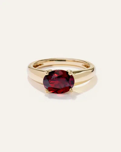 Quince Women's 14k Gold Gemstone Vintage Inspired Ring