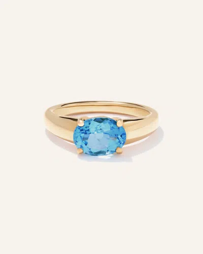 Quince Women's 14k Gold Gemstone Vintage Inspired Ring