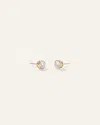 Quince Women's 14k Gold Lab Grown Diamond Bezel Studs In Yellow Gold
