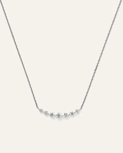 Quince Women's 14k Gold Lab Grown Diamond Graduated Bar Necklace