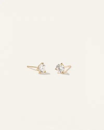 Quince Women's 14k Gold Lab Grown Diamond Martini Studs