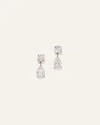 Quince Women's 14k Gold Lab Grown Diamond Round & Pear Drop Earrings In Yellow Gold