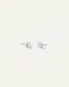 Quince Women's 14k Gold Lab Grown Diamond Solitaire Studs In White Gold