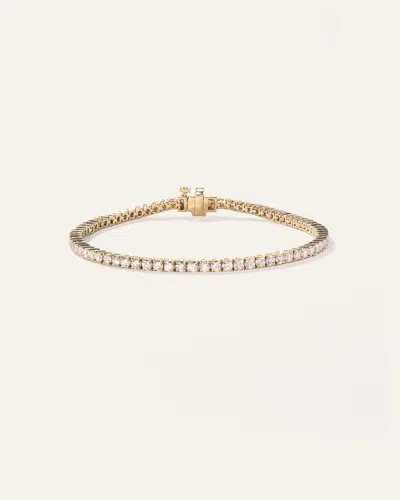 Quince Women's 14k Gold Lab Grown Diamond Tennis Bracelet In Yellow Gold