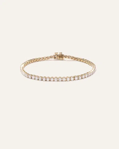 Quince Women's 14k Gold Lab Grown Diamond Tennis Bracelet In Yellow Gold