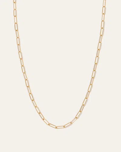 Quince Women's 14k Gold Long Chain Link Necklace In Yellow Gold
