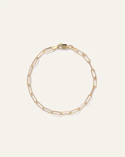 Quince Women's 14k Gold Paperclip Chain Bracelet In Yellow Gold