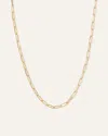 Quince Women's 14k Gold Medium Paperclip Chain Necklace In Yellow Gold