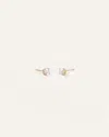 Quince Women's 14k Gold Natural Diamond Solitaire Studs In Yellow Gold