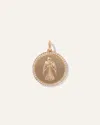 Quince Women's 14k Gold Pave Zodiac Medallion Charm