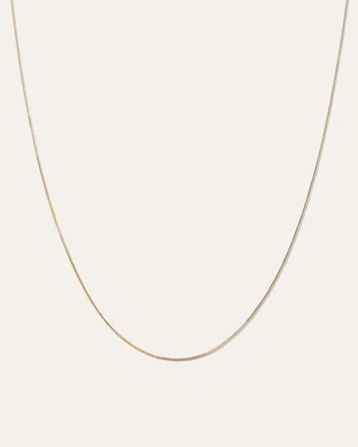 Quince Women's 14k Gold Petite Box Chain Necklace In Yellow Gold